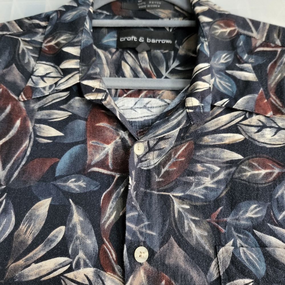 CROFT AND BARROW MEN'S HAWAIIAN  SHIRT